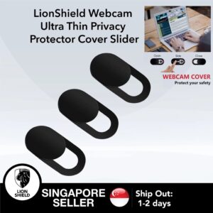 SG) LionShield Webcam Ultra Thin Privacy Protector Cover Slider - 0.3 Inch
