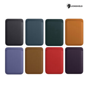 LionShield Premium Leather Magnetic Wallet Card Holder, Compatible with iPhone 17/16/15/14/13/12 Pro Max Plus