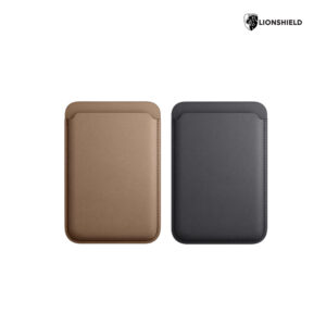 LionShield Premium Twill Magnetic Wallet Card Holder, Compatible with iPhone 17/16/15/14/13/12 Pro Max Plus